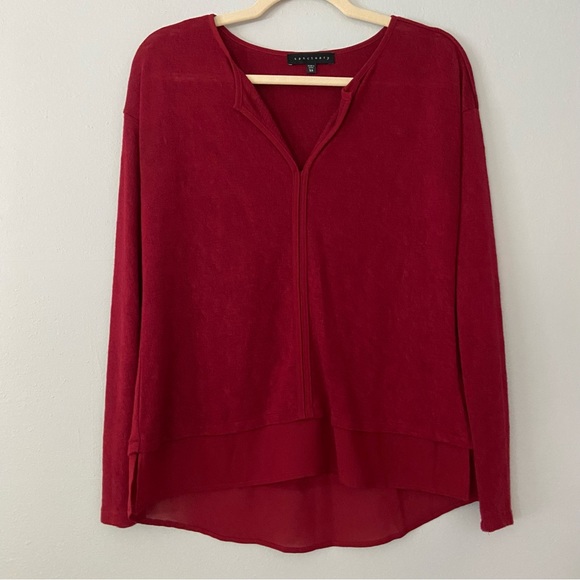 Sanctuary Red Long Sleeved Blouse - Picture 1 of 7
